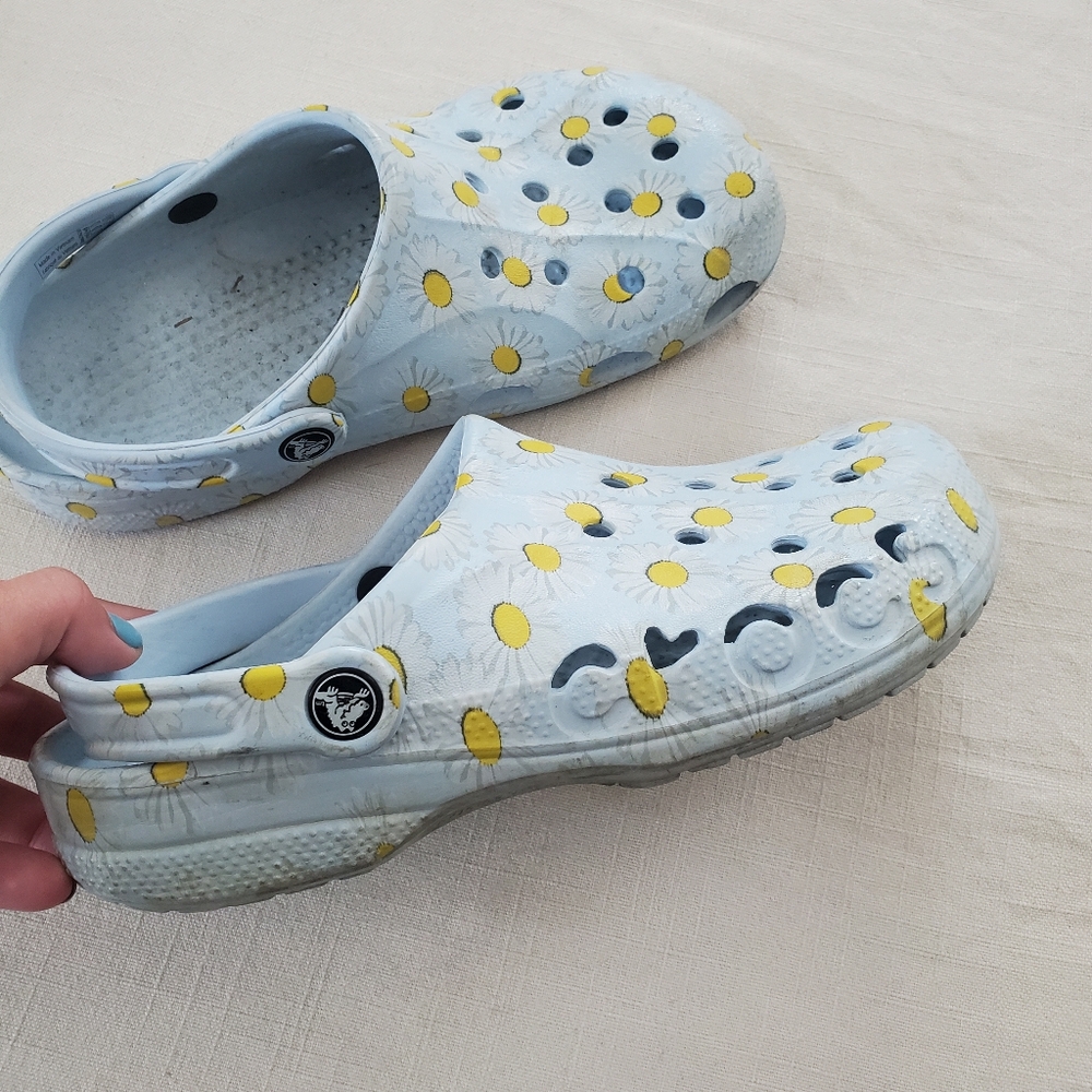 Crocs daisy blue women's 8 men's 6 - Picture 5 of 9